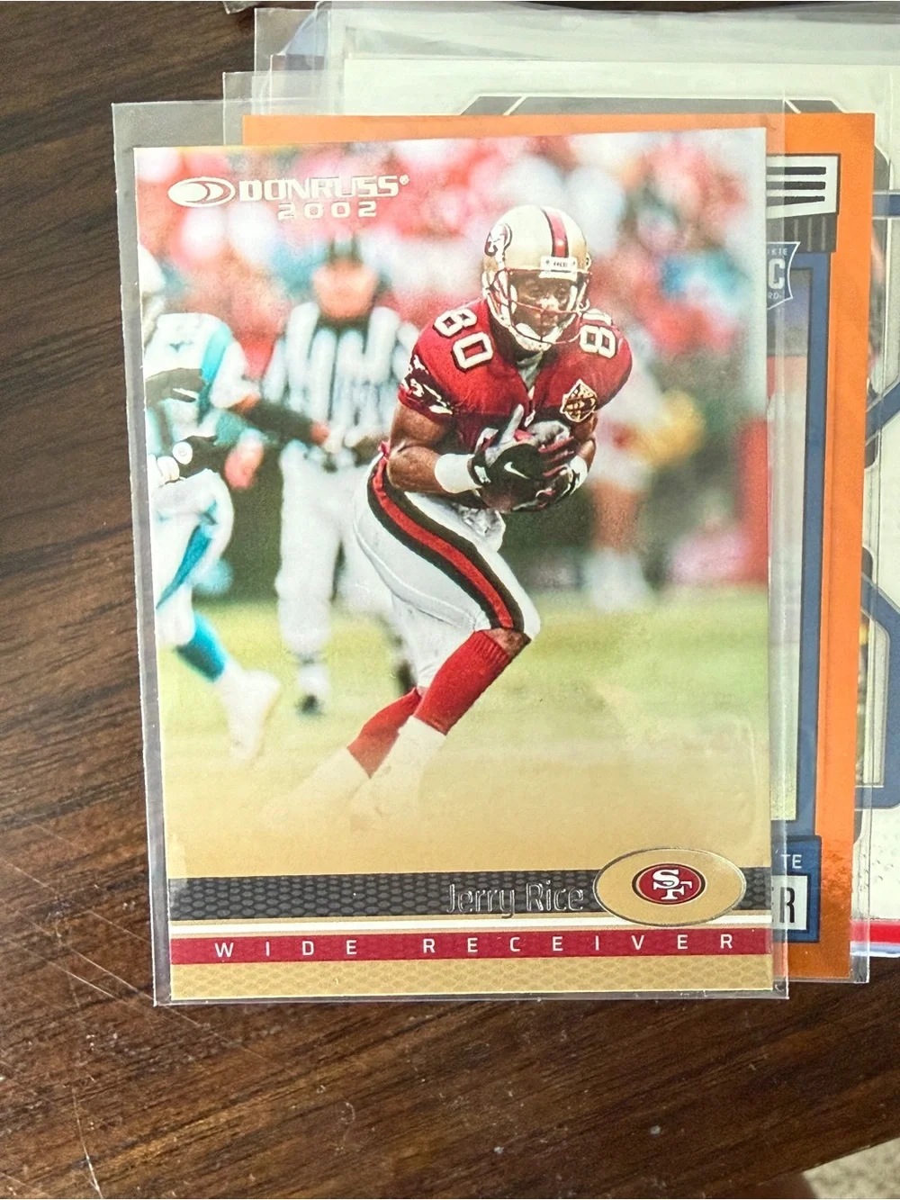 Jerry Rice San Francisco 49ers Trading Card - Red/Gold